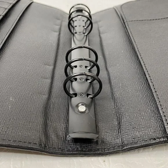 Cloth and Paper Foundations Black Leather Planner - Picture 13 of 16